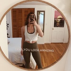 White Lululemon tank top